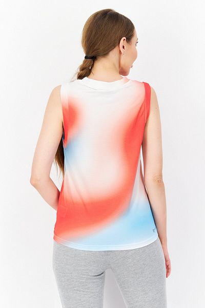 adidas Women Sportswear Fit Sleeveless Training Top, White Combo