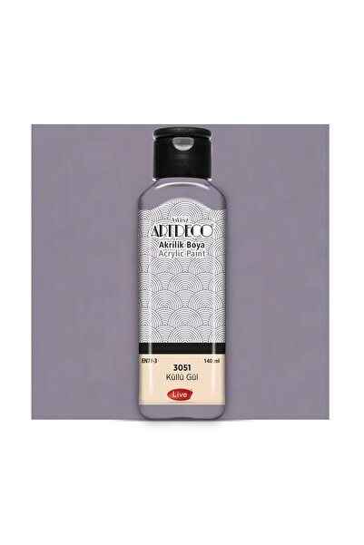 Artdeco Akrilik Boya 140 ml Renk Seçmeli Pastel Renkler Küllü Gül