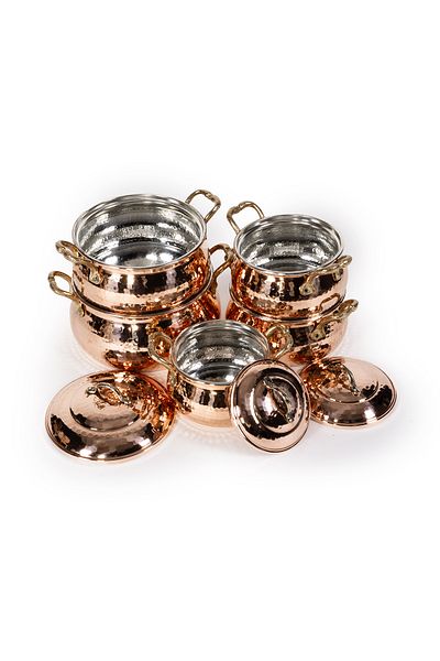 ANTEPSEPETİ Copper 5-Piece Pot Set