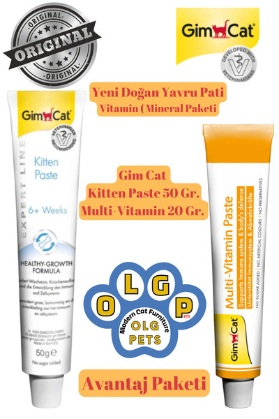 Gimcat Kitten Paste ( Yavru Kedi ) + Gimcat Multi- Vitamin