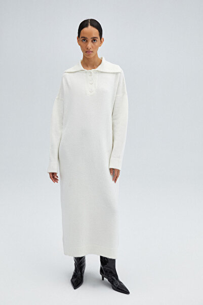 Touché Privé Pletené šaty s POLO KRKEM