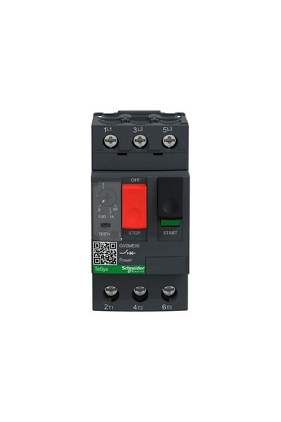 Schneider Electric Tesys Deca Gv2me05 Motor Protection Switch (0.63A-1A)