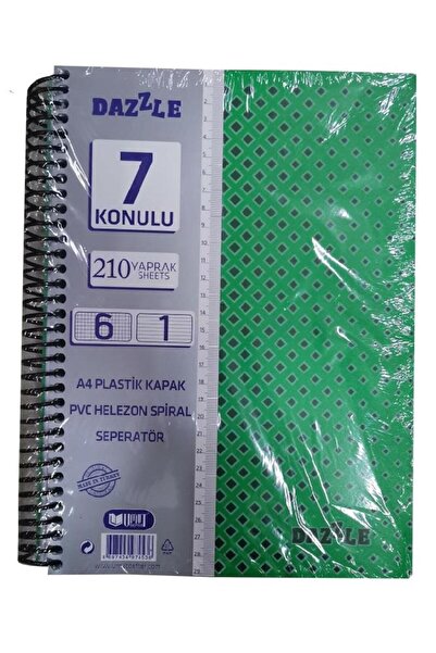 Artlantis Caiet cu 6+1 marcaje, 7 subiecte, 210 coli, 1 bucată, 6 pătrate, 1 ...