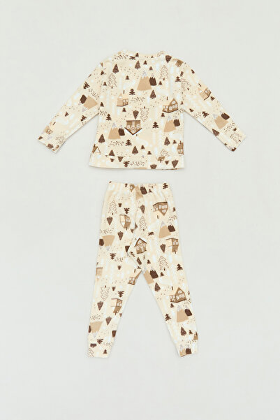 Fulla Moda Σετ πιτζάμες για κορίτσια με μοτίβο Crew Neck Fleece