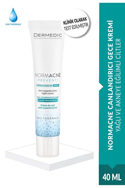 DERMEDIC Normacne Canlandırıcı Gece Kremi 40ml
