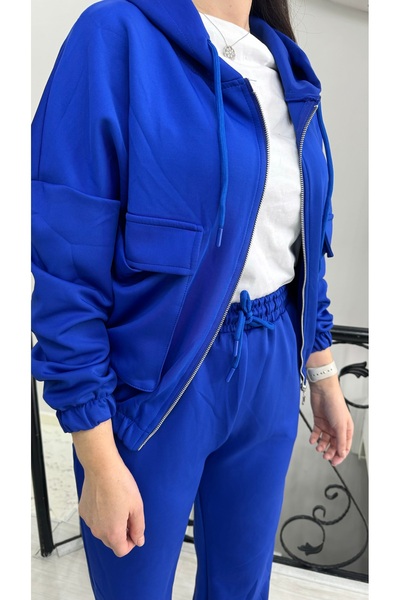 Butik Saks mavisi eşofman takımı