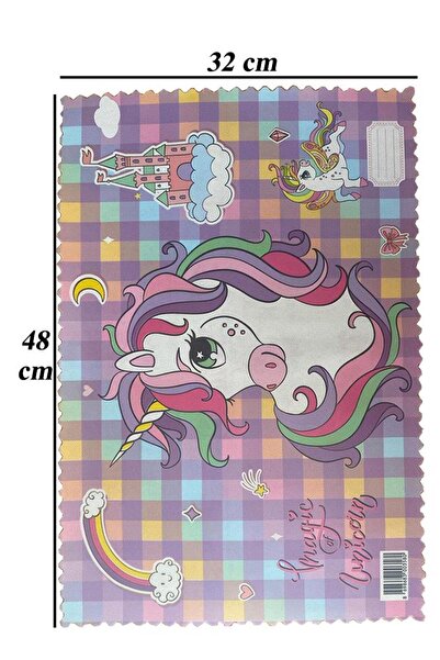 Artlantis Beslenme Bezi Yıkanabilir 32x48 cm Unicorn 1 Adet Beslenme Örtüsü O...