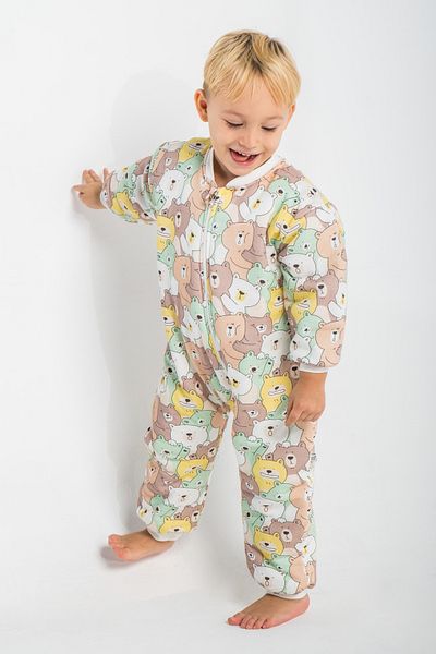 Bebelove 1-9 Years Old Teddy Bear Patterned Thick Tog Sleeping Bag - Comfortable and Warm Sleep, Discover Hemin