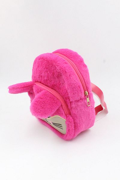 Chantaky 039 1150 Rucsac pentru copii de pluș roz fucsia cu pisicuță