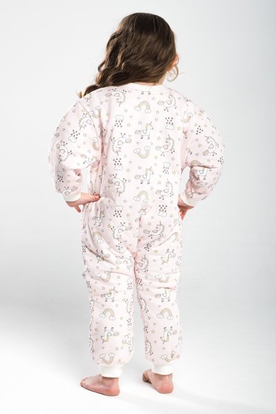 Bebelove Kız 1-9 Yaş Unicorn Desenli 2.5 Tog Uyku Tulumu Premium Kalite Kalın Elyaf Dolgulu-maksimum Konfor!"