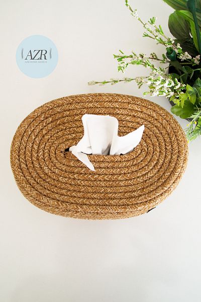 AZR HOME DESİGN Jute, Wicker, Napkin Holder