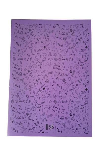 Artlantis 60 Sheets Checkered Notebook Plastic Cover A-4 1 Piece PP Cover Large Size Checkered Notebook 60 Pages A4 Pattern