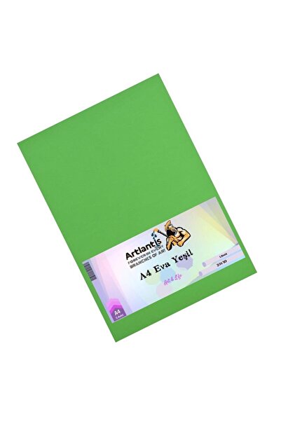 Artlantis Yeşil Eva A4 20x30 5 Adet Eva 20*30