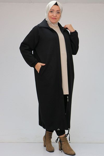 Eslina 43044 Capac Osyho de mărime mare cu spate brodat - negru