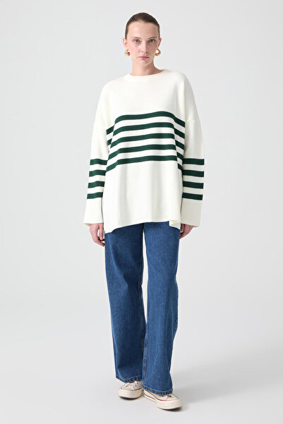 Touché Privé Πλεκτό τουνίκ - Ριγέ σχέδιο