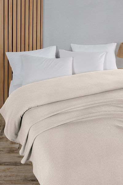 Evim Cotton Aden Ecru Single Cotton Aden Cover - 160X230 cm