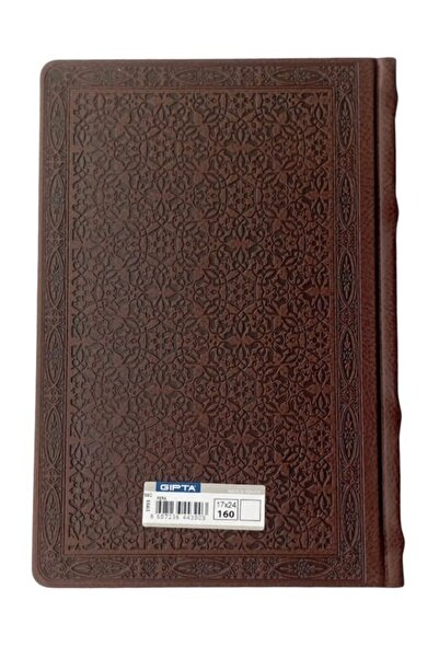 Gıpta Pera Rope Stitched Leather Cover Notebook 17*24 cm 120 Sheets Without Plain Line