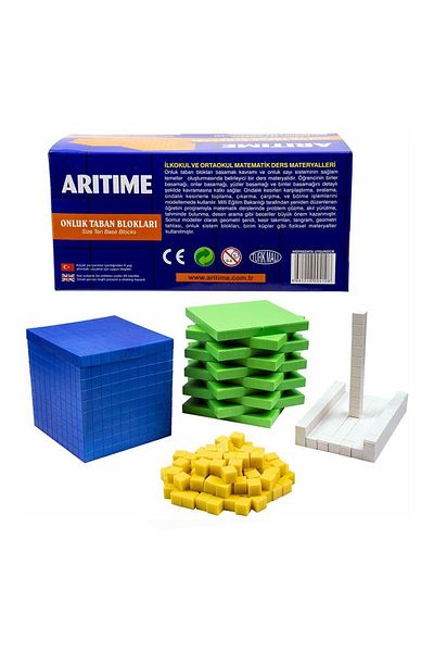 ARITIME Ten Base Blocks Mathematics Lesson Materials Unity Ten Hundred Blocks 1 Pack