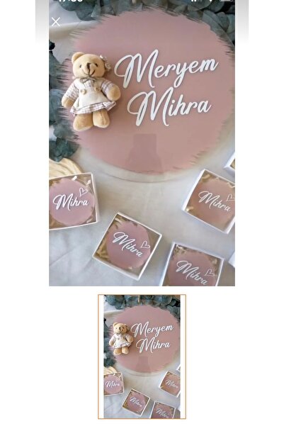 Genel Markalar Kapı Süsü ve Kutulu Hediyelik - Bebek Süsü Hediyelik Magnet İs...