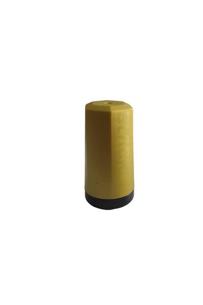 Adel Golden Yellow Pencil Sharpener Hexagonal Single Blade 1 Piece Blackline Golden Yellow Pencil Sharpener 1 Piece