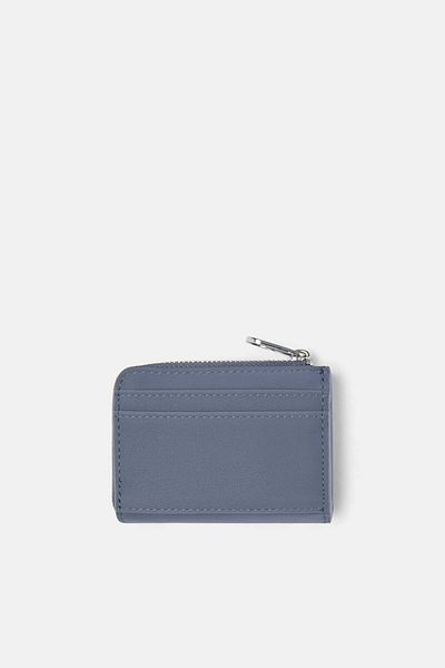 Pull & Bear Rubberised card holder purse