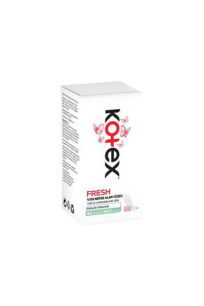 Kotex Thin Perfume-Free Daily Pads 34 x 6 Pack