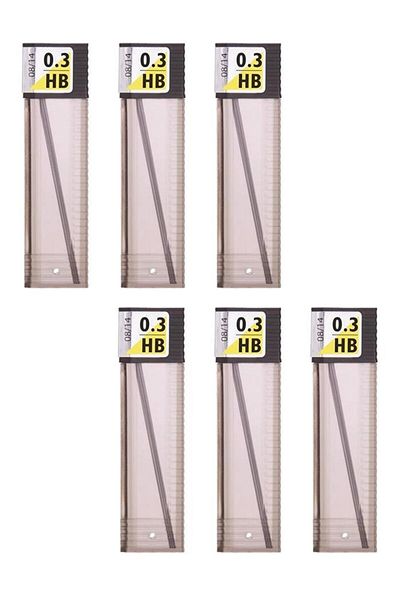 Tombow 0.3 Pen Tip Hb 60 Mm 6 Pack 0.3 Min Pen Tip Technical Pen Refill Mono Hb 60 Mm 6 Pack