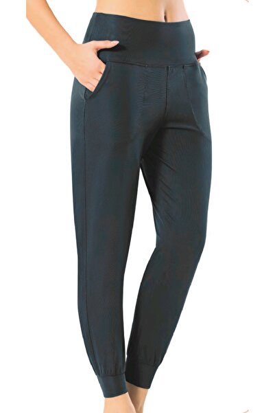 Nüans Nüan'S cep modelli paçası lastikli dalgıç tayt