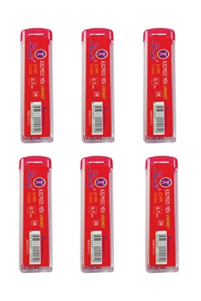 Masis Red Tip 0.7 Min 0.7 Tip 6 Pieces Red Tip 6 Pieces