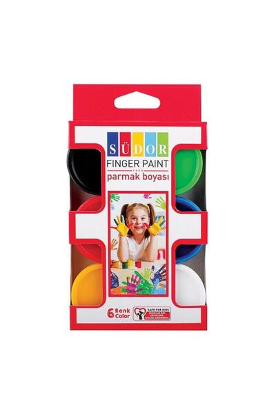 Südor Parmak Boyası 6 Renk 1 Paket 6 Lı Parmak Boyası 1 Paket