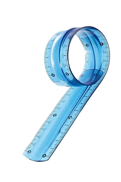 KEYROAD Unbreakable Ruler 30 Cm Silicone Pink Color 1 Piece Ruler Unbreakable