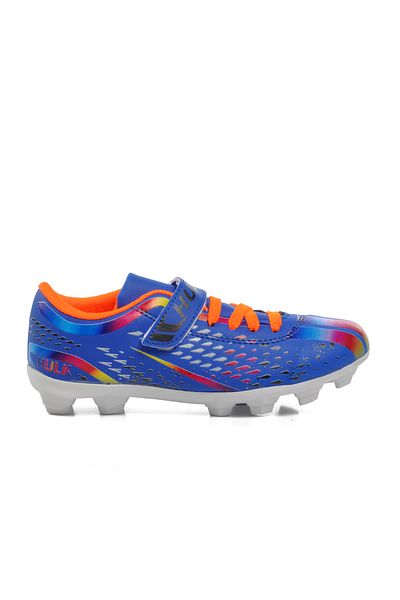AYAKMOD Blue Saks White Kids Football Boots