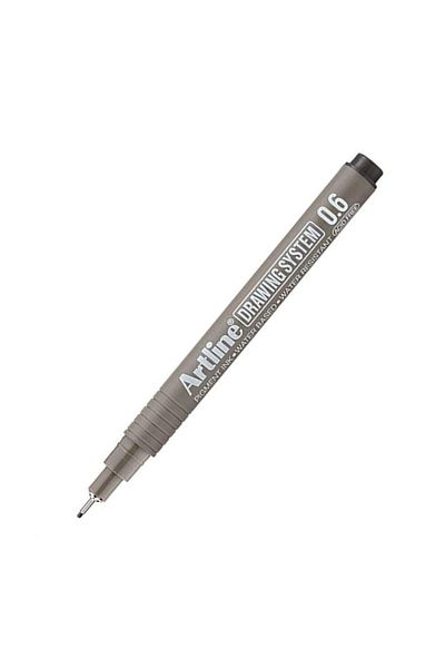 artline Technical Drawing Pen 0.6 Mm Black 1 Piece Drawing Technical Drawing Pen