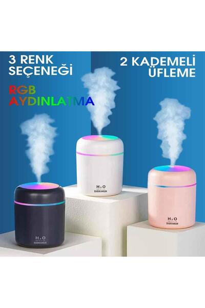 babikamium Hava Nemlendirme Siyah-füme Humidifier Buhar Makinası Ortam Oda Araba Araç Nemlendirici