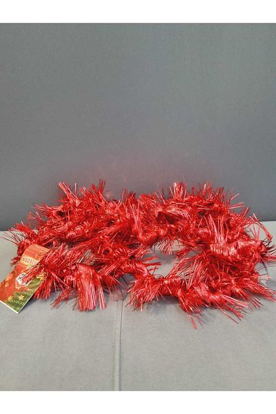 Leva House Christmas Red Glitter Ornament Coil Tree