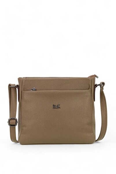 Bilik Deri Toprak Kadın Çapraz Askılı Çanta BLM 1545