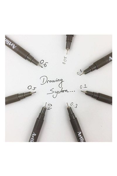 artline Technical Drawing Pen 0.05 mm Black 1 Piece Drawing Technical Drawing Pen