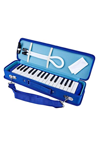 Genel Markalar Mavi Melodika 32 Tuş Bez Çantalı 1 Adet 32 Tuşlu Melodika Çantalı