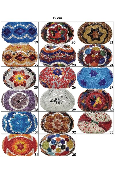 Demmex Mosaic Desktop - Turkish and Moroccan Gift Lamp, Lampshade Night Light (Read Description)