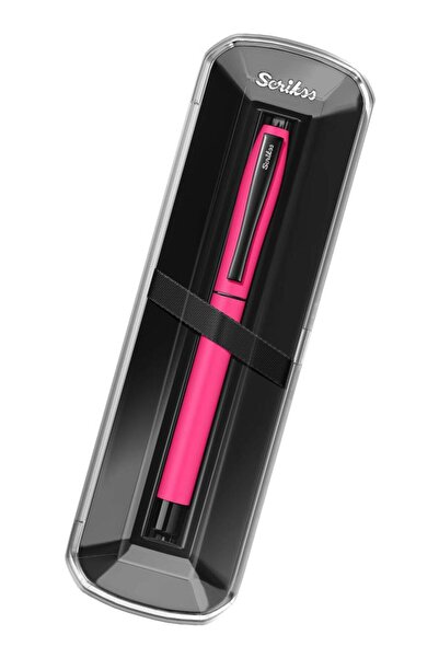 Scrikss Karnaval Roller Mavi Pilot Kalem Pembe Renkli Kristal Hediye Kutulu 1 Adet Hediye Kutulu Roller Pilo