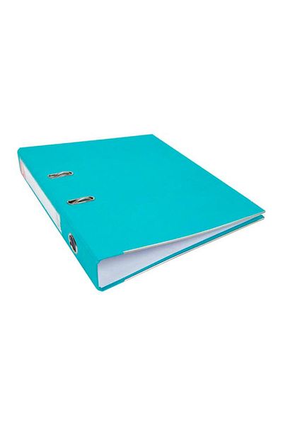 Noki Office Folder Turquoise Narrow Turquoise Office Folder with Rings 4 Pieces