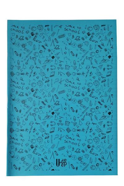 Artlantis 40 Sheets Checkered Notebook Plastic Cover A-4 1 Piece PP Cover Large Size Checkered Notebook 40 Pages A4 Pattern