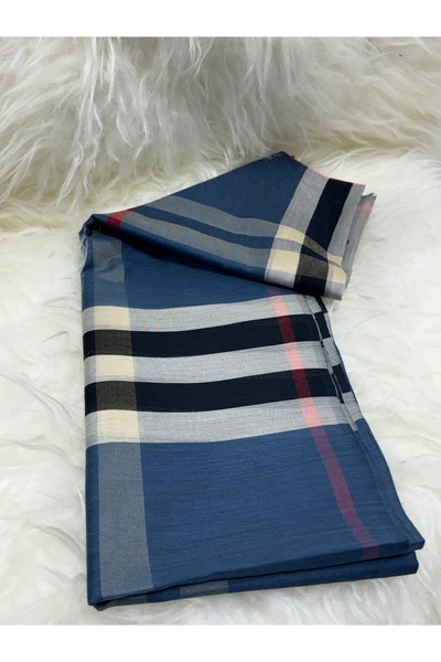 İPEKSCARF Ekose %20 İpek Şal
