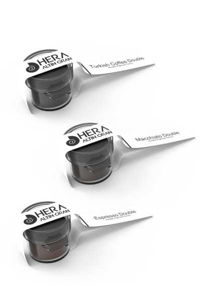Hera Altın Oran 3 Adet Tek Kullanımlık Kalıcı Makyaj ve Microblading Boyası 3...