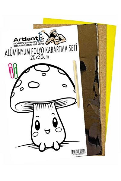 Artlantis مجموعة نقش رقائق الألومنيوم مقاس 20 × 30 سم، مادة تجريبية، عبوة واح...