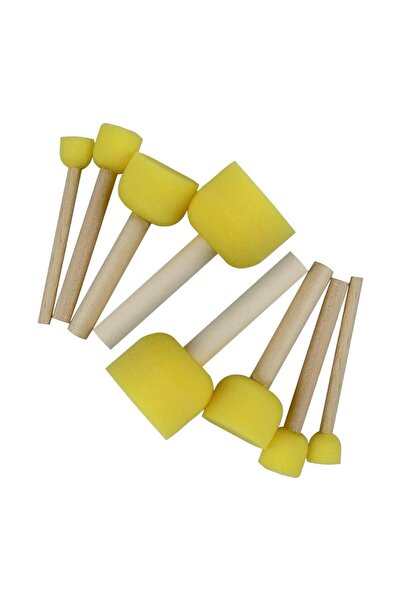 Artlantis Ponpon Tampon Sünger Fırça Seti 8 Lİ 1 Paket Sünger Tampon 8 lİ 1 Paket