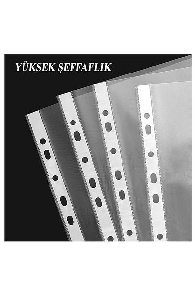 Artlantis A-4 Clear Foil Bag File - 25Pcs, Perforated Edge, 1 Pack