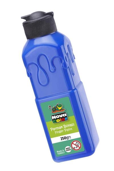 Nova Color Parmak Boyası 250 Gr 1 Adet Çocuklar İçin Yıkanabilir Parmak Boyama