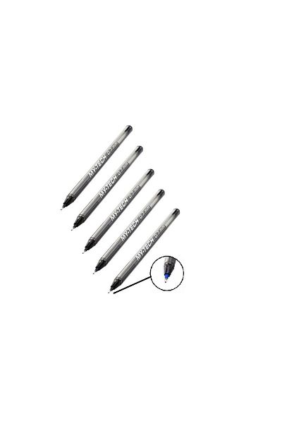 Pensan My-Tech 0.7 mm Set of 5 Ballpoint Pens