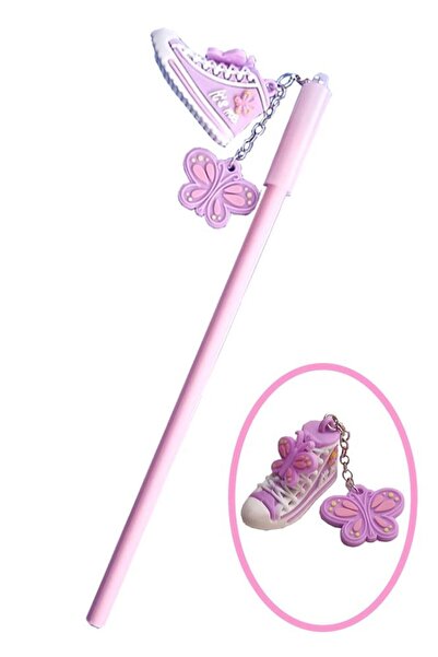 Artlantis Pencil with Shoe Head Pink 1 Piece with Shoes Butterfly Pencil with...